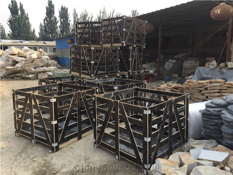 Grey Slate Round Flagstone,Random Flagstone