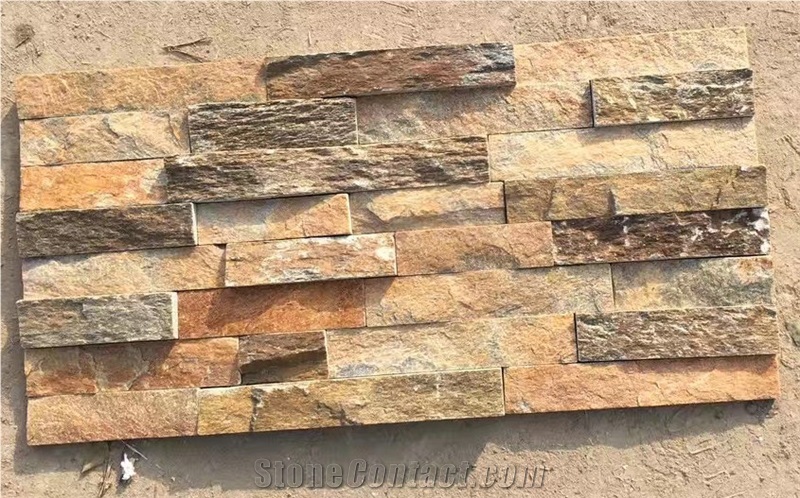 Tiger Skin Rusty Quartz Culture Stone