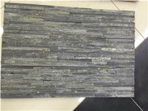 Water Fall Cultured Stone, Black Granite Split Stacked Stone