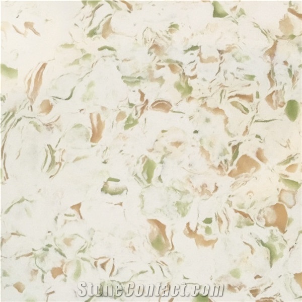China Color Quartz Stone with Flower Design, Manmade Artificial Stone Quartz on Sales