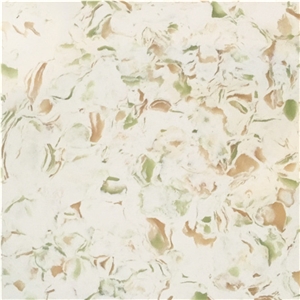 China Color Quartz Stone with Flower Design, Manmade Artificial Stone Quartz on Sales
