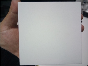 China Popular Engineered Stone Pure White Quartz Solid Surface, Countertops and Bar Tops for Promotion Sell