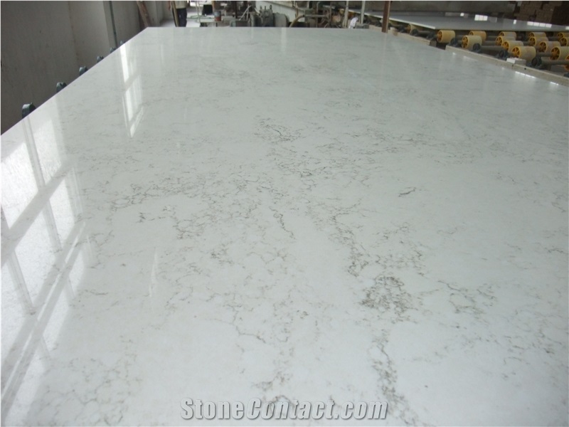 China Pure White Quartz Slab & Tile, Manmade Artificial Quartz Stone on Sales, Good Quality with Competitive Price Quartz Tile