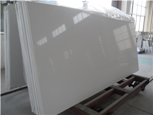 China Super White Quartz Stone Tile, Artificial Quartz Tile & Slab, Good Quality Stone Direct from Factory