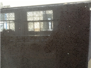 Dark Brown Quartz Stone Tile for Flooring, Sparkle Glass Mirror Quartz Slab for Countertop and Vanity Top, Solid Surface Quartz Stone Big Quantity Supply Ability Direct from Factory