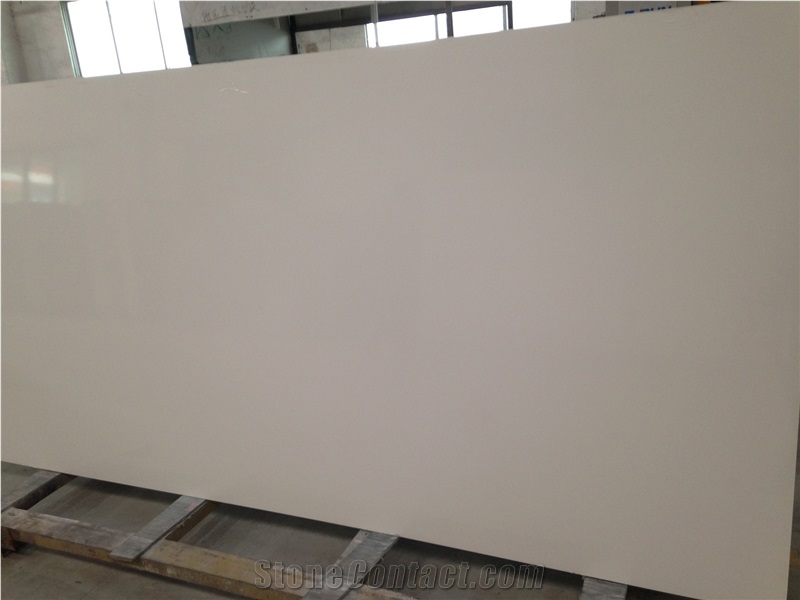 Engineered Stone Artificial Stone Slabs Calacatta Pure White Quartz Stone Solid Surfaces Polished Slabs Tiles for Hotel Kitchen,Bathroom Backsplash Walling Panel Customized Edge