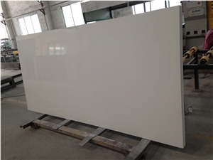 Engineered Stone Artificial Stone Slabs Calacatta Pure White Quartz Stone Solid Surfaces Polished Slabs Tiles for Hotel Kitchen,Bathroom Backsplash Walling Panel Customized Edge