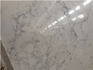 Engineered Stone Quartz Countertops, Arabescato White Kitchen Countertops for Usa and Canada Market, Solid Surface Kitchen Top