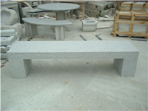 Grey Granite Stone Bench Polished Surface, Sawn Cut Finished, for Outside Park, Garden, G603 Stone Bench Outdoor Charirs Grey Granite Stone Bench Polished Surface, Sawn Cut Finished, for Outside Park, Garden, G603 Stone Bench Outdoor Charirs