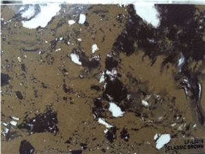 New Pattern Brown Quartz Tiles&Slabs Of China Stone,Solid Surface Engineered Stone, Quartz Stone Flooring, Engineered Stone Walling