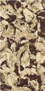 Very Popular Cambria Quartz Polished Big Slabs China Engineered Stone -Multicolored for Solid Surface and Table Tops