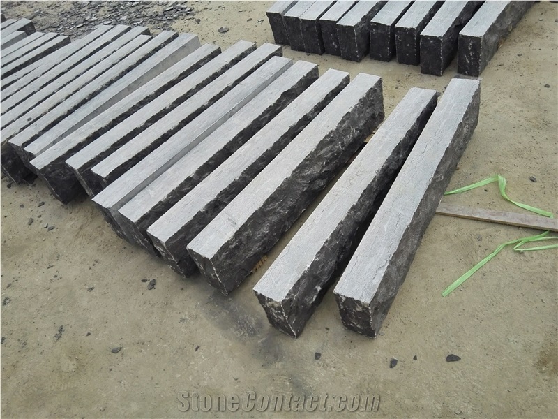 Blue Limestone Garden Palisade Fencing