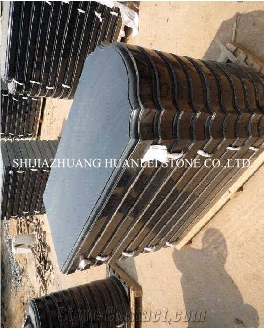 Granite Shanxi Absolute Black Tombstone/Hebei China Monument/Gravestone/Memorial/Headstone/Tombstone Design