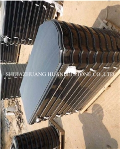 Granite Shanxi Absolute Black Tombstone/Hebei China Monument/Gravestone/Memorial/Headstone/Tombstone Design