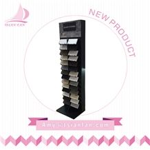 Marble Stone Exhibition Stand Quartz Stone Display Rack