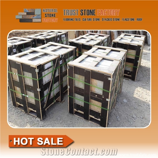 Himalaya Quartzite Exterior Step Stone, Golden Beige Quartzite Garden Stepping Pavements, Gold Yellow Quartzite Patio Pavers Tiles
