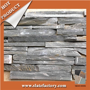 Himalaya Quartzite Stacked Stone, Grey Quartzite Exterior Stone Veneer, Himalaya Quartzite Thin Stone Veneer
