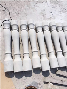 White Marble Balustrade, Snowflake White Marble Balustrade,Railings