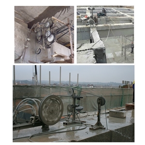 10.5mm High Efficiency Reinforced Concrete Cutting Diamond Wire