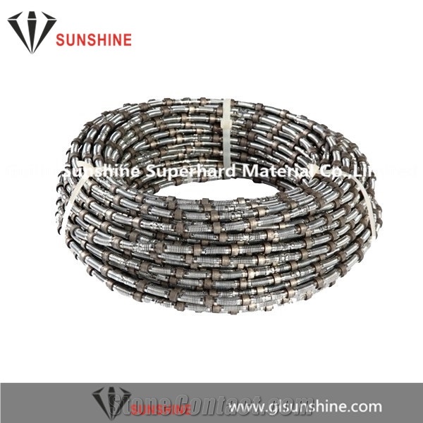 11.5mm Diamond Wire for Marble Quarrying, Marble Blocks Squaring