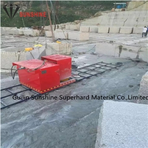 China 11.5mm Rubberized Diamond Wire Saw for Granite Quarry,Diamond Wire Rope for Granite Cutting