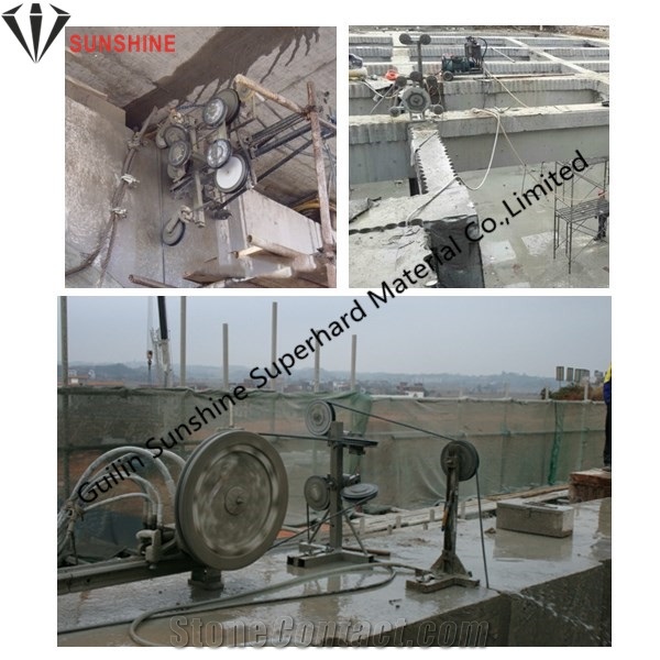 Concrete Cut 10.5mm Diamond Wire for Hydraulic Wall Cutting Machine