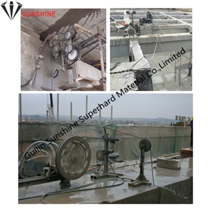 Concrete Cut 10.5mm Diamond Wire for Hydraulic Wall Cutting Machine