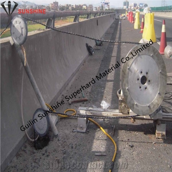 Concrete Cut 10.5mm Diamond Wire for Hydraulic Wall Cutting Machine