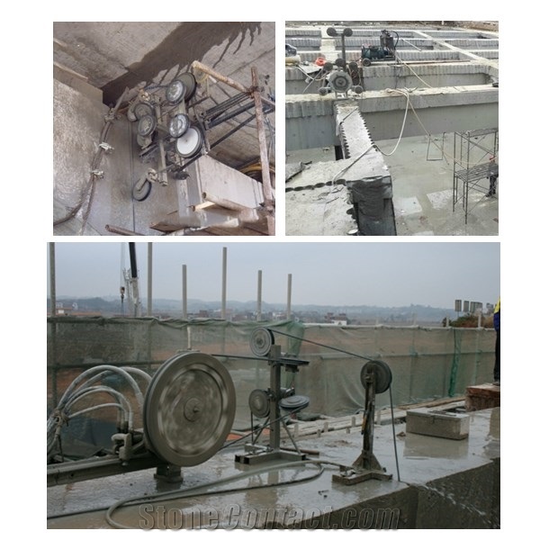 Demolition Concrete Cutting Diamond Wire for Hydraulic Wall Cut Equipment