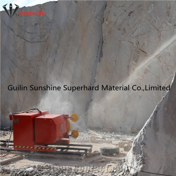Fast Cutting 10.5mm Pre-Sharpened Granite Quarrying Diamond Wire