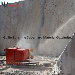 Fast Cutting 10.5mm Pre-Sharpened Granite Quarrying Diamond Wire