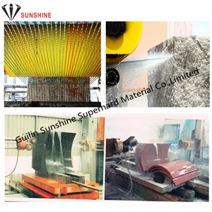Granite Blocks Profiling Cut 9.0mm Plastic Diamond Wire, Wire Saw for Granite Cutting