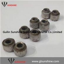 Marble Quarry Sintered Diamond Wire Beads Dry Cut for Wire Sawing Machine