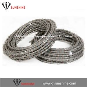 Plastic Damond Wire Cutting Tools for Marble Blocks Squaring and Profiling