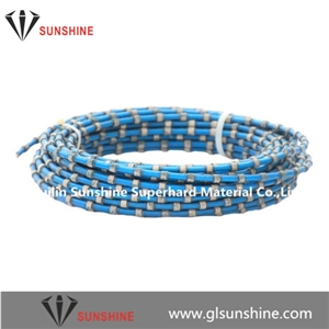 Sharp Type Granite Slabs Profiling Cutting Diamond Wire Saw