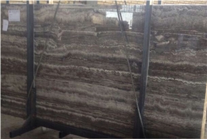 Dark Silver Travertine Slab, Iran Brown Travertine Dark Silver Travertine Slab, Iran Brown Travertine