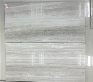 600x600 White Wooden Grain Marble Wall Covering Tile