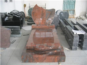 Multicolor Red Granite Tombstones