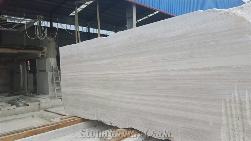 Natural Stone, White Wood Grain Marble,Timber White Marble, Wooden White Marble Slabs