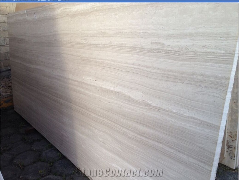 Natural Stone, White Wood Grain Marble,Timber White Marble, Wooden White Marble Slabs