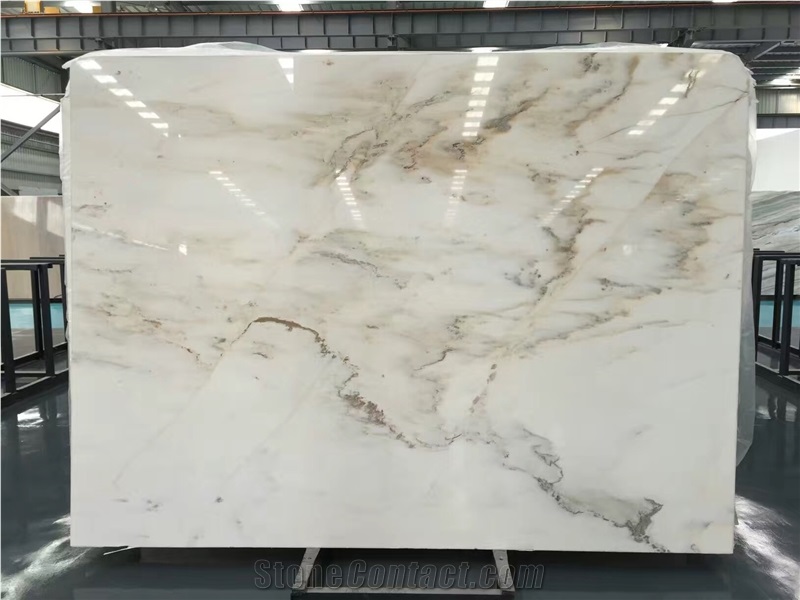 New Product Flooring Venus Bhai White Polished Marble Slabs & Tiles