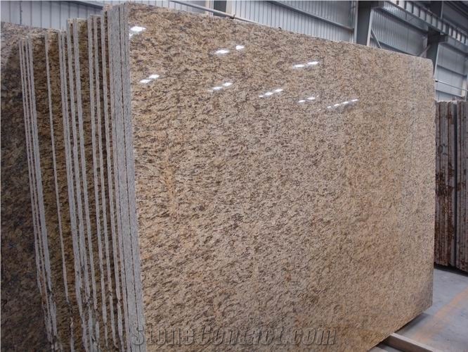 Santa Cecilia Countertop, Santa Cecilia Yellow Granite Countertop