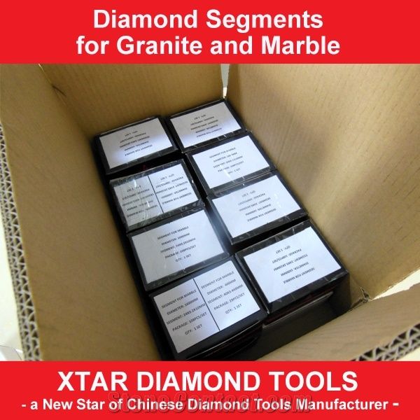 Diamond Segments for Marble & Travertine Block Cutting