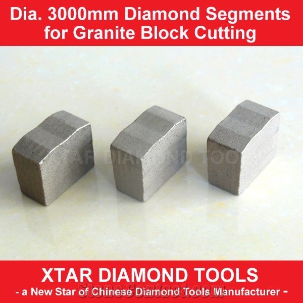 M Type Diamond Tools for Cutting Blocks Into Slabs