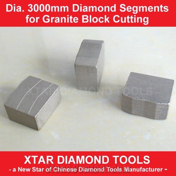 M Type Diamond Tools for Cutting Blocks Into Slabs