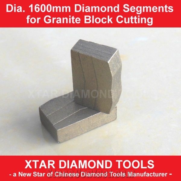 Multi-Layer Granite Diamond M-Shaped Cutting Segments