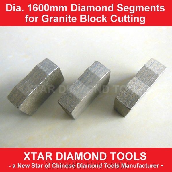Multi-Layer Granite Diamond M-Shaped Cutting Segments
