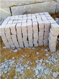 North G603 Light Grey Granite G375 G341 Sides Split Flamed Top Bottom Cube Cobble Stones for Driving Way Walking Way Cheap Price