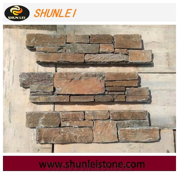 Cement Back Grey Culture Stone, Grey Slate Cultured Stone, Concrete Slate Stacked Stone