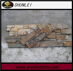 Cement Back Grey Culture Stone, Grey Slate Cultured Stone, Concrete Slate Stacked Stone